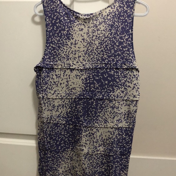 Ann Taylor purple/white ladie’s tank top size large - Picture 4 of 5